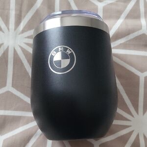 BMW Black and Silver Tumbler